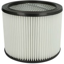 Filtre à cartouche compatible avec Arebos aspirateur industriel 1600W aspirateur à sec ou humide - Filtre plissé - Vhbw