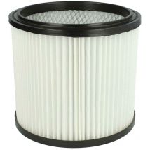 1x filtre plissé compatible avec Tarrington House WVC3500 aspirateur - noir / blanc - Vhbw