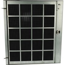 Filtre à charbon actif compatible avec Miele Classic, alba, canto, da 269-4, da 270-4 u hotte aspirante - 25,6 x 23 x 2,2 cm, régénérant - Vhbw