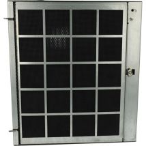 Filtre à charbon actif compatible avec Miele pur 90 w, pur 91 d, pur 96 d, pur 96 w hotte aspirante - 25,6 x 23 x 2,2 cm, régénérant - Vhbw