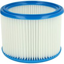 Filtre rond à plis pour aspirateur multifonction, compatible avec Eibenstock ss 1401 l, ss 1400 - Vhbw