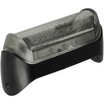 Grille de rasoir électrique compatible avec Braun 190s, 2338, 2828, 5730 Old Spice Multigroome + cadre, noir/argenté - Vhbw