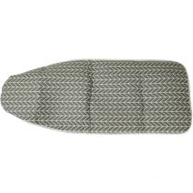 vhbw Housse de table de repassage compatible avec Foppapedretti Stirolux, Stiro Top planche à repasser gris / blanc