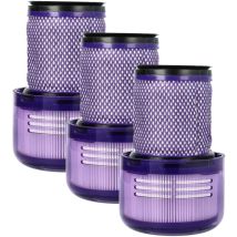 Kit de 3x Filtres d'aspirateur compatible avec Dyson V11 Torque Drive aspirateur sans-fil - Filtre anti-saleté - Vhbw