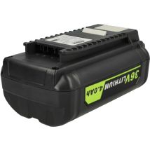 1x Batterie compatible avec Ryobi 40V 14 in Brushless Chain Saw, 40V 20 in Brushless outil électrique (4000 mAh, Li-ion, 36 v) - Vhbw