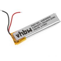 Batterie compatible avec Jabra Sport Wireless+, Sport Wireless Plus casque audio, écouteurs sans fil (60mAh, 3,7V, Li-polymère) - Vhbw