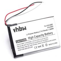 vhbw 1x Battery Replacement for Apple 616-0283, 616-0311, 616-0287, 616-0282, 616-0292 for MP3-Player Music Player (400mAh, 3.7 V, Li-polymer)