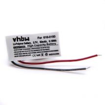vhbw 1x Battery Replacement for Apple 616-0150, 616-0548 for MP3-Player Music Player (50mAh, 3.7 V, Li-polymer)