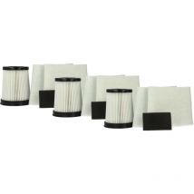 vhbw Lot de 12 filtres remplacement pour Dirt Devil 2881001 pour aspirateur