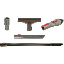 Lot de buses d'aspirateur avec 5 pièces compatible avec Dyson V11 Total Clean, Parquet Extra, Torque Drive Extra, tête motorisée - Vhbw