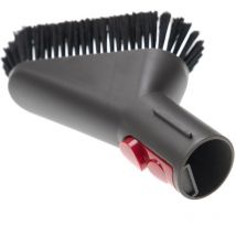 Mini brosse pour meubles compatible avec Dyson V8 Advanced, V11 Advanced, V10 Total Clean, V8 Absolute, V10 Absolute aspirateur - 10,9cm - Vhbw