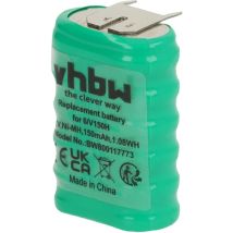 vhbw NiMH pile bouton de remplacement pour type 6/V150H 3 épingles 150mAh 7,2V convient pour les batteries de modélisme etc.