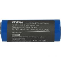 Pile remplacement pour pile CR17450E-R (3V, lithium) pour divers appareils, soudure 3er Print - Vhbw