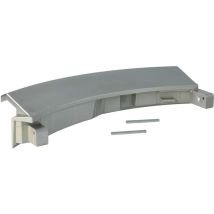 Poignée compatible avec Bosch Serie 4 WVH28340EU, WVH28341, WVH28360FF, WVH28360OE, WVH28368TI, WVH2836SGB machine à laver - Vhbw