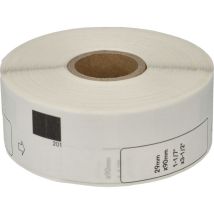 Rouleau d'étiquettes 29mm x 90mm compatible avec Brother pt QL-820NWB imprimante d'étiquettes - standard - Vhbw