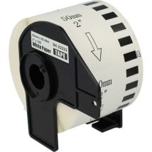 Rouleau d'étiquettes 50mm x 30,48m compatible avec Brother pt QL-600, QL-600B, QL-600G imprimante d'étiquettes - premium - Vhbw