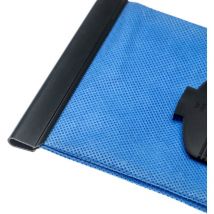 Vhbw - 1x Sac compatible avec Siemens big bag 3 l VS01E1550, big bag 3 l VS01E2100 aspirateur - polyestere, 25,3cm x 17,4cm, bleu