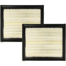 Set de 2x filtres d'aspirateur compatible avec Lidl Parkside ppwd 30 A1 aspirateur - Filtre principal - Vhbw