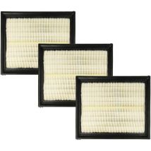 Set de 3x filtres d'aspirateur compatible avec Lidl Parkside ppwd 30 A1 aspirateur - Filtre principal - Vhbw