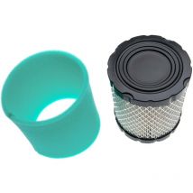Vhbw - 1x filtro de espuma, 1x filtro papel compatible con Briggs & Stratton 44Q977-0110-G6 motor para tractor cortacésped - 2 uds.