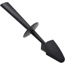 Spatule compatible avec Vorwerk Thermomix TM21 robot culinaire - Racloir à pâte, noir - Vhbw