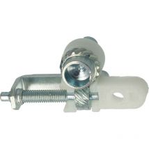 Tendeur de chaîne compatible avec Stihl ms 231, ms 241, ms 210, ms 211, ms 230 Tronçonneuse - par le côté, plastique / fer, 27 g blanc / argenté