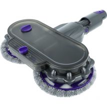 Tête de balai électrique compatible avec Dyson V11 Advanced, V10 Total Clean, V8 Absolute, V10 Absolute aspirateur - Embout pour serpillère - Vhbw
