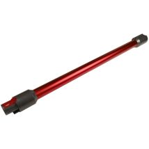 Tube d'aspirateur compatible avec Dyson V7 Fluffy, V7 Animal Pro, V7 Animal Extra aspirateur - raccord 35 mm, 74 cm, gris / rouge - Vhbw