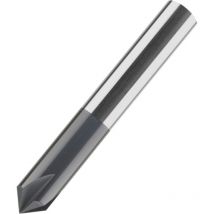 Inovatools VHM-Entgrater UNI 90° TIALN 6 mm – 4-6 Zähne – 90° Spitzenwinkel – 0° Drallwinkel – Universal