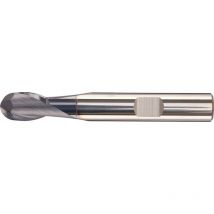 Fortis - Radiusfräser kurz vhm AlTiN+ Schaft hb 30Grad 3mm