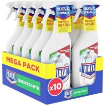 Igienizzante Casa Spray Anticalcare Confezione da 10 x 470 ml Anti-Goccia - Viakal