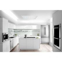 Viandpro - Opus Flush Fit Ceiling Hood 90x50 White - Ducted Or Recirculated - VP-CH95WHT, Recirculation Version - White