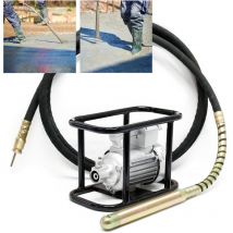 Vibrador hormigón eléctrico 45mm Vibrador botella interior Compactar hormigón Construcción Obra