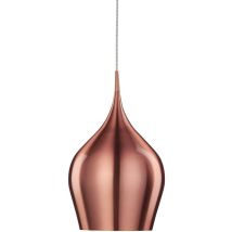 Sospensione Contemporanea Vibrante Alluminio Rosa 1 Luce E27