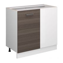 Meuble d'angle R-Line, Gris, 86 cm sans plan de travail Vicco