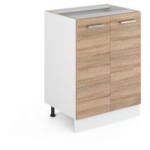 Meuble bas de cuisine R-Line, Sonoma, 60 cm sans plan de travail Vicco