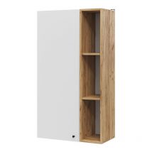 Vicco - Estante de pared Anteo, Blanco, 60 x 110 cm