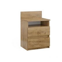 Mesilla de noche Monty, Roble dorado, 39.6 x 59.1 cm Vicco