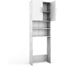 Armoire machine à laver, Béton, 64 x 190 cm Vicco