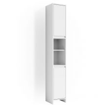 Meuble de rangement de salle de bain Emma, Blanc, 30 x 190 cm Vicco