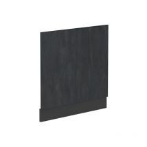 Panel frontal R-Line, Hormigón negro, 60 cm sin encimera Vicco