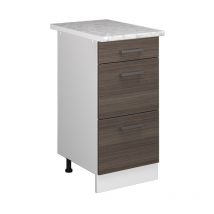 Mueble bajo universal R-Line, Gris, 40 cm con cajones, Vicco