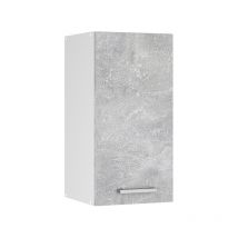 Pensile universale R-Line, Calcestruzzo, 40 cm con ripiani aperti Vicco