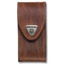 Brown 10.7cm Leather Belt Pouch - Victorinox