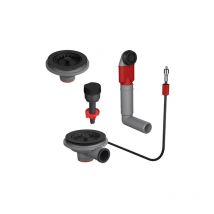 Franke - Vidage automatique noir mat pour éviers 1 cuve et demie ou deux cuves Antea (azg), Basis (bfg), Maris (mrg 651 uniquement) et Mythos (mtg)
