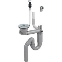 Vidage bonde automatique gain de place 1 bac CUIPD389-A pour évier