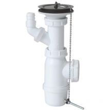 Equipement complet pour evier gres 1 cuve sans trop plein diamètre 60 Valentin