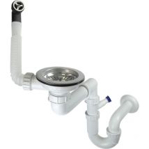 Vidage manuel gain de place 1 bac CUIPD486 avec bonde évier