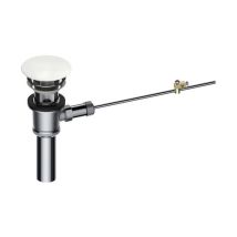 Vanne de vidange TOTO – Lavabo à poser TA/TR – Blanc/Chrome – Largeur, Forme, Longueur, Matières, Configuration de la vasque, Forme de la vasque, 