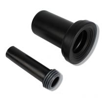 Vidage WC,Jeu de manchettes pour cuvette suspendue